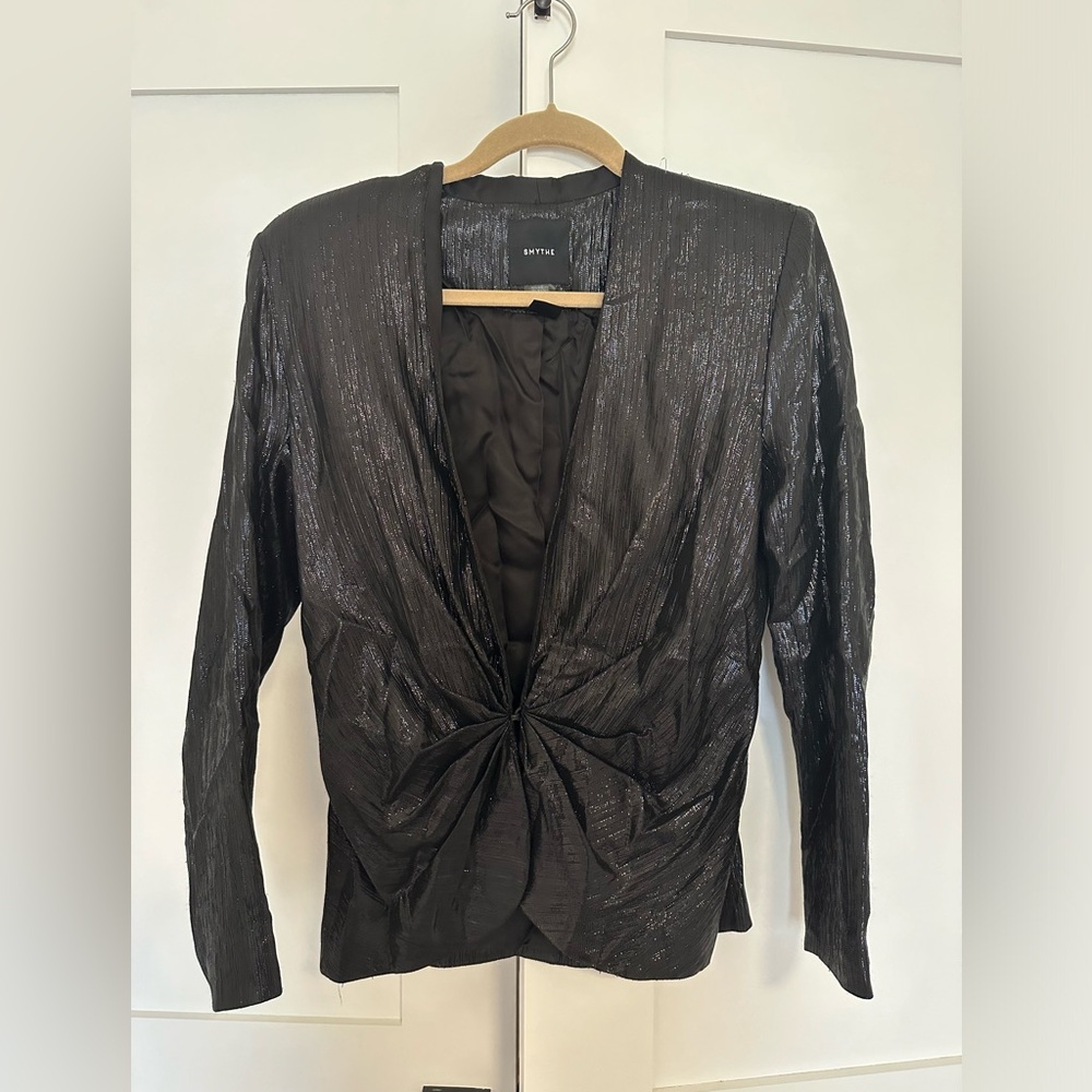 Black Smythe Lamé Blazer